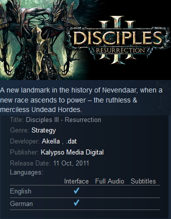 Disciples III - Resurrection Steam - Click Image to Close